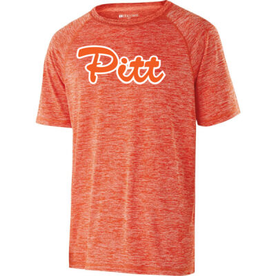 Org/Wht Script Pitt - Electrify 2.0 Short Sleeve Shirt Thumbnail